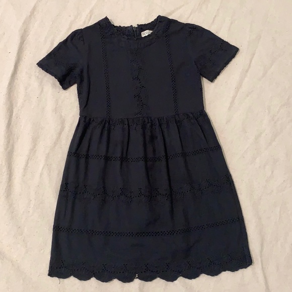 Roolee Kids - Jadelynn Dress - Black Eyelet Sizes 7/8 - Picture 1 of 6